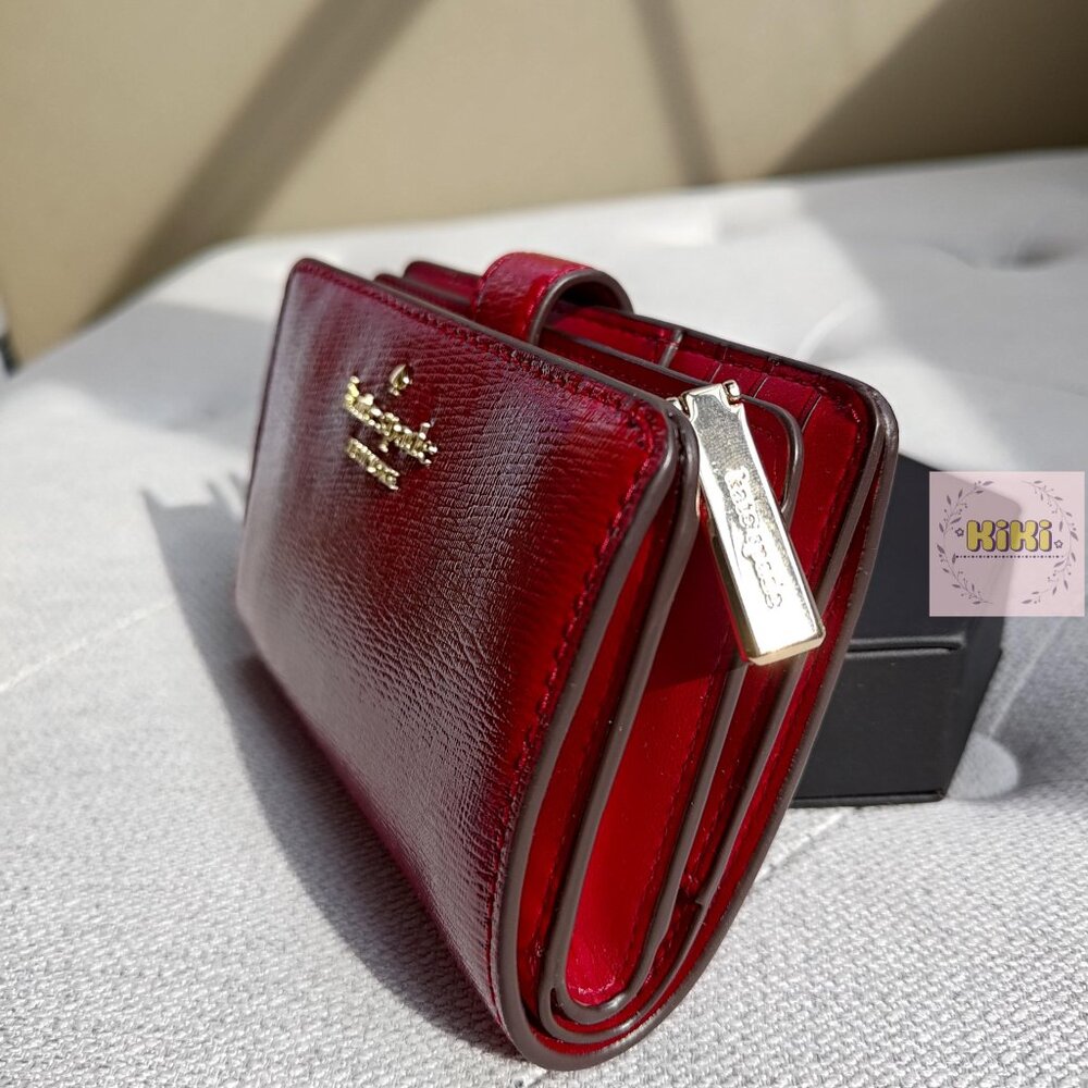 Madison Medium Bifold Wallet red KN227 - Picture 4 of 9